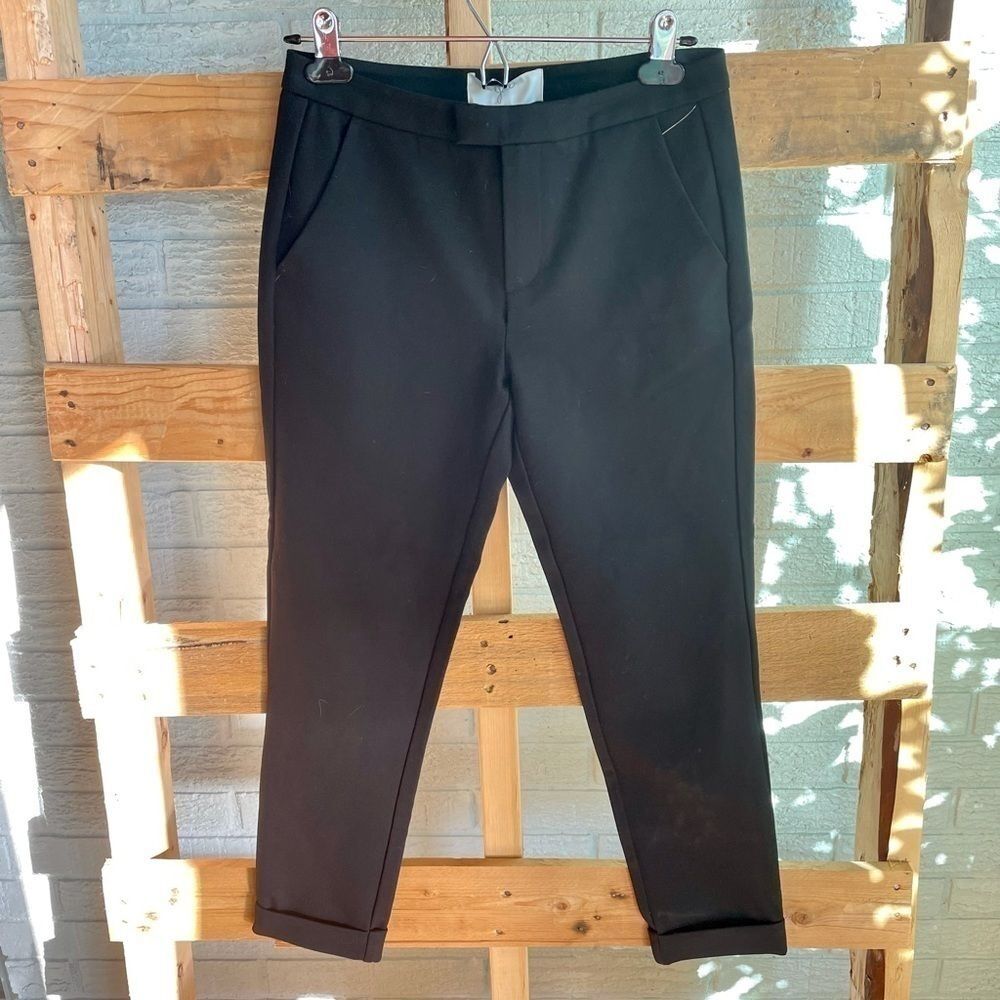New Joie black cropped ankle pants
